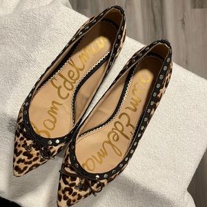 Sam Edelman leopard print flats